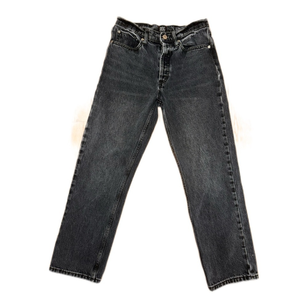 Urban Outfitters BDG Relaxed Straight Mid Rise Dark Wash Jeans ButtonFly Size 26